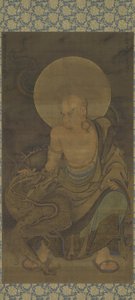 Arhat (Hottara Sonja - Vajraputra) Periodo Nanbokucho, mediados del siglo XIV de Ryozen